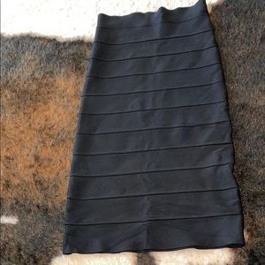Black High Waist Skirt